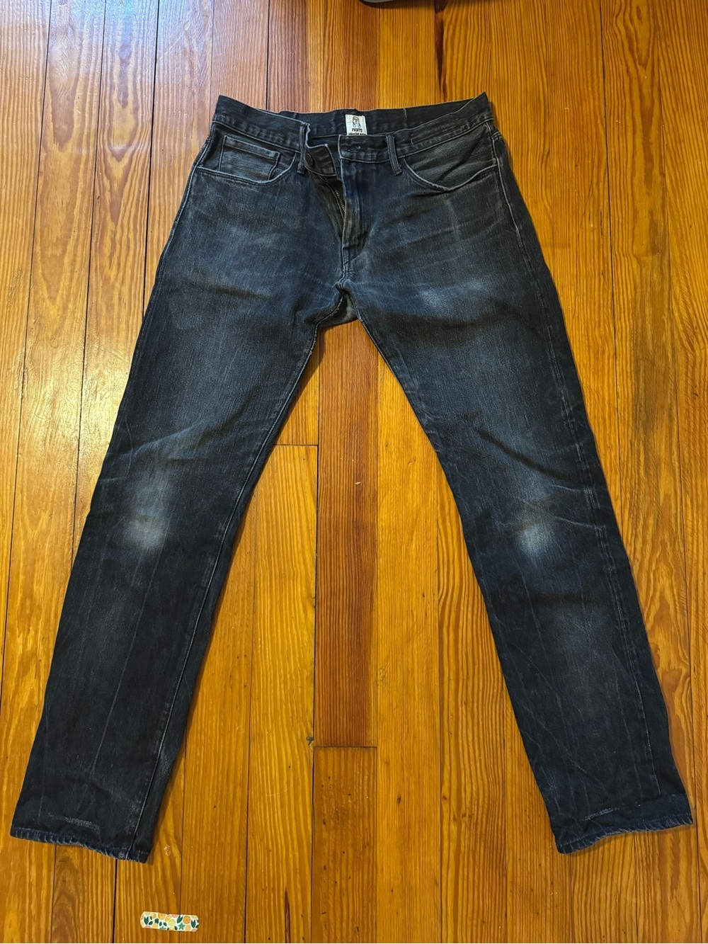 Hiroshi Kato Pen Slim 10.5oz Black Selvedge Denim Heans